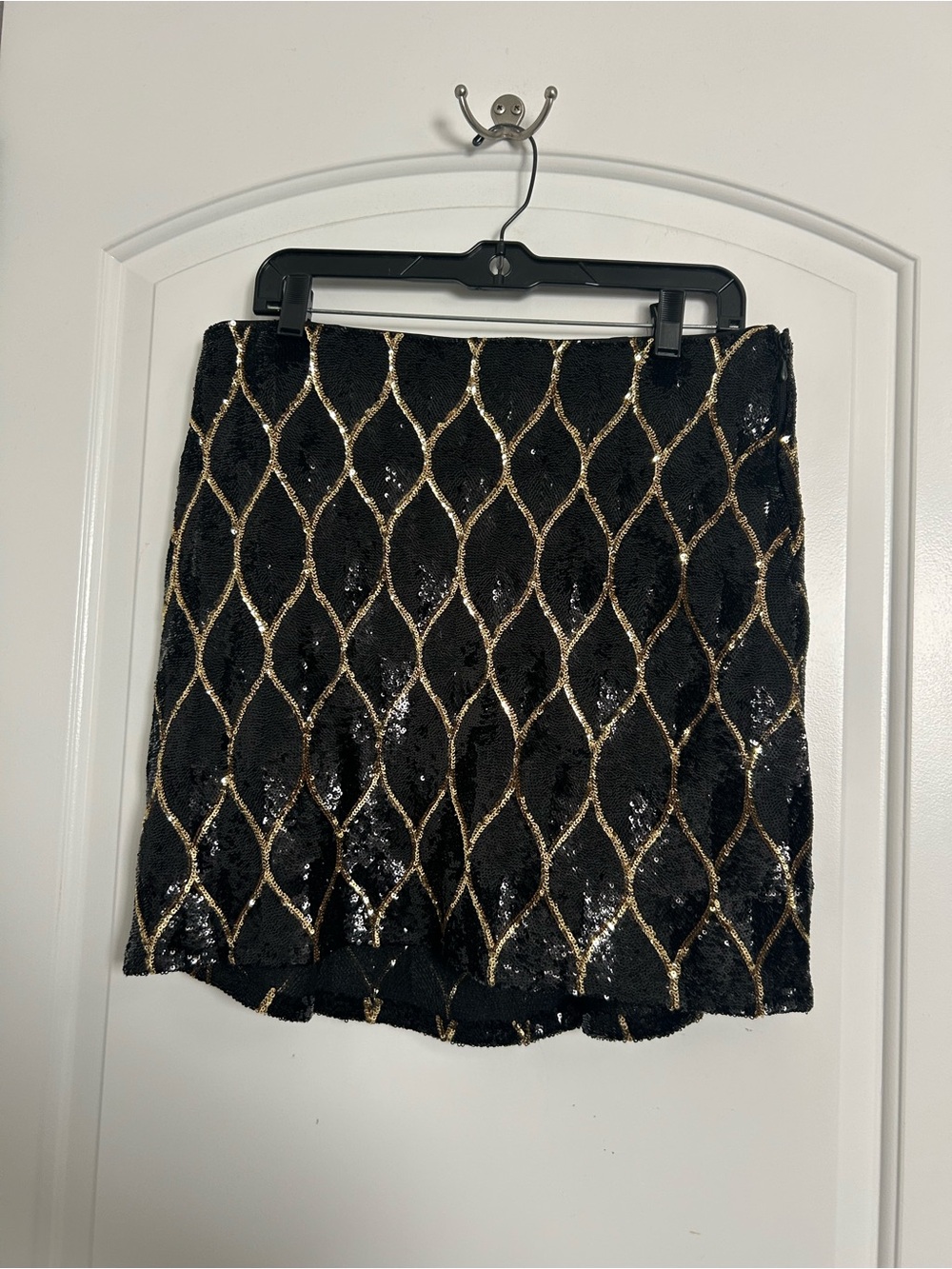 Show Me Your Mumu All Night Sequin Mini Skirt Size XL Holiday Party NWOT 90s